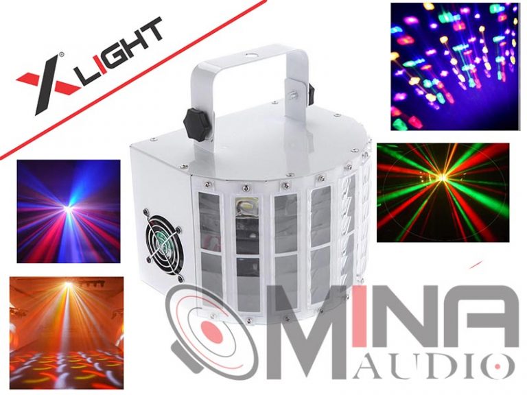 Đèn led 16 bướm XLight XL-led16b cho karaoke