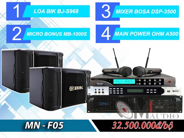 Dàn karaoke gia đình MN-F05 đẳng cấp